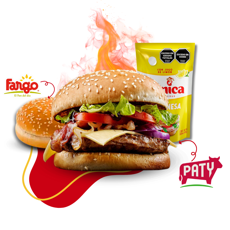 20 Maxi Hamburguesas 125 Grs Paty