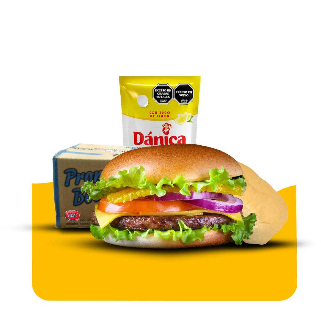 40 Maxi Hamburguesas 110 Grs ECO + Pan